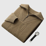 Perla - Maglione con zip Taranto in Lana Merino