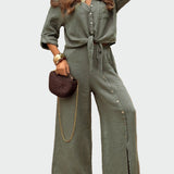 Mia - Costume da donna moderno, monocolore, a due pezzi