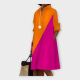 Elegante abito polo in materiale premium