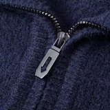 Luboš | Maglione in cashmere con zip a quarto Gstaad