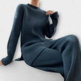 Albertina – Set Cosy a 2 pezzi in maglia a coste