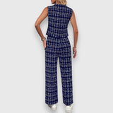 Jasmína - Set di due pezzi con scollatura a V e pantaloni coordinati