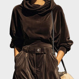 Solenne – completo in velluto loose
