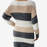 Elestte™ Abito in maglia a righe
