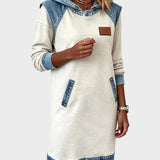 Irena - Vestito in denim con cappuccio