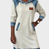 Irena - Vestito in denim con cappuccio