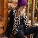 Astrid - Gilet in Stile Leopardo