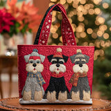 Borsa Fatta a Mano con Motivo Schnauzer