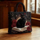 Borsa tote trapuntata nera