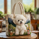 Borsa a tracolla elegante in tessuto trapuntato