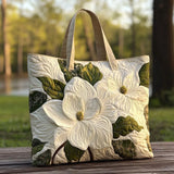 Borsa elegante con motivo floreale