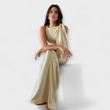 Cloe - Maxi abito con nodo