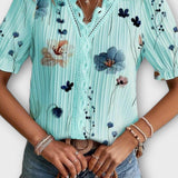 Bruna - Top elegante con scollatura a V a forma di cuore