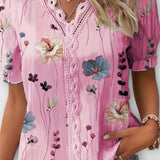 Bruna - Top elegante con scollatura a V a forma di cuore