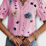 Bruna - Top elegante con scollatura a V a forma di cuore