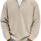 Jakub | Maglione a maniche lunghe con mezza zip