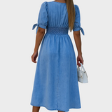 Nina – Abito in denim brillante