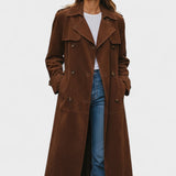 Cordula™ | Elegante trench in pelle