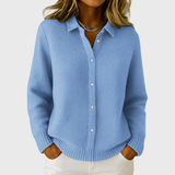 Adéla – Camicia elegante da donna in maglia con bottoni