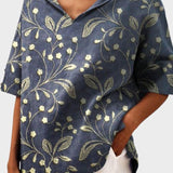 Flávia - Top in lino elegante