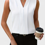 Julia - Top Mankadeton con scollatura a V