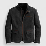 Giacca in Suede Russell