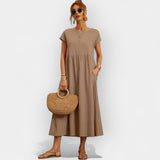 Abiti di Cotone Leggeri con Tasche
