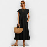 Abiti di Cotone Leggeri con Tasche