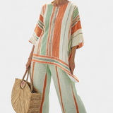 Dalila - Set di lino a righe