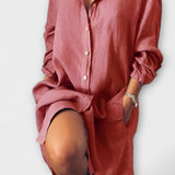 Raquel - Camicia di lino piacevole