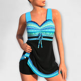 Costume da bagno multicolore a due pezzi