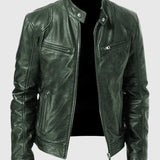 Henry - Giacca in pelle casual per uomo