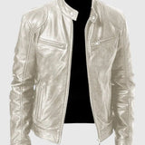 Henry - Giacca in pelle casual per uomo