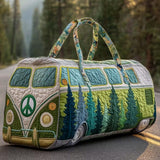Borsa da weekend in design floreale
