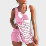 Izabella - Costume da bagno a due pezzi con gonna