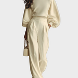 Selena – completo a coste con pantaloni larghi