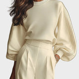 Selena – completo a coste con pantaloni larghi