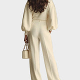 Selena – completo a coste con pantaloni larghi