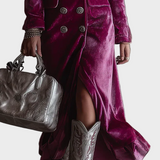 Vera - Vestito Blazer Maxi in Velluto