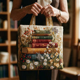 Fioritura modello borsa artistica trapuntata