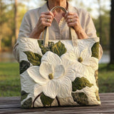 Borsa elegante con motivo floreale