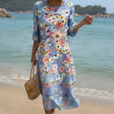 Mel - Abito Midi Confortevole ed Elegante