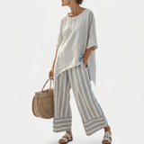 Clarisse - Set Blusa Asimmetrica