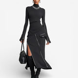 Carlene™ Abito aderente con spacco